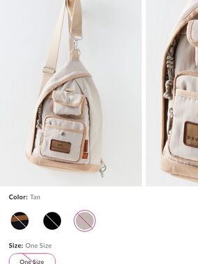 Free people x doughnut sling hiking bag